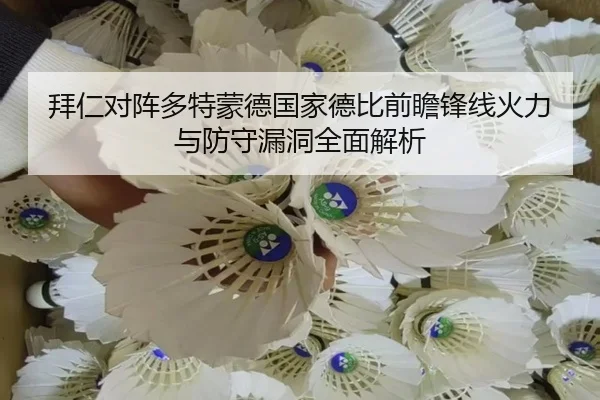拜仁对阵多特蒙德国家德比前瞻锋线火力与防守漏洞全面解析